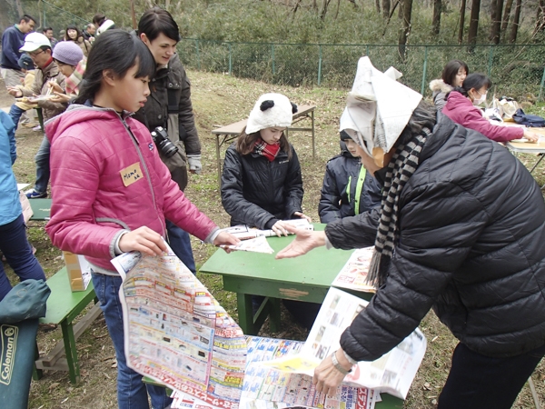 新年恒例の餅つき大会の活動写真