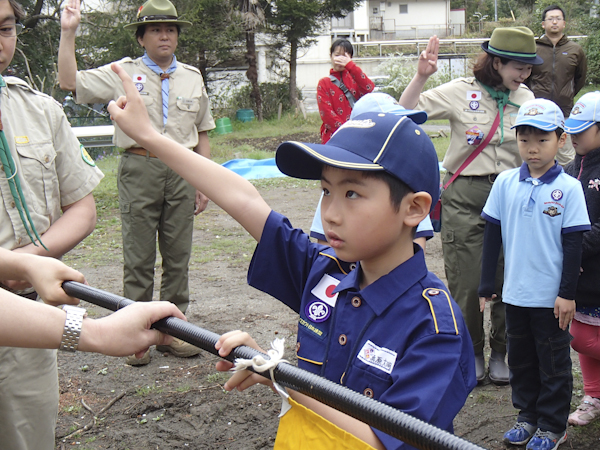 日野２団ビーバー隊活動写真その62