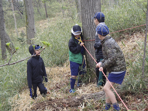 日野２団ビーバー隊活動写真その90