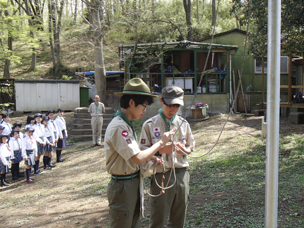 日野２団ビーバー隊活動写真その1