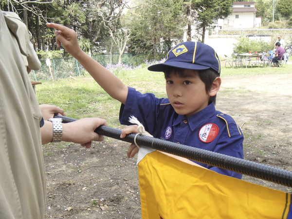 日野２団ビーバー隊活動写真その35