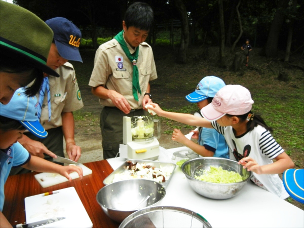 日野２団ビーバー隊活動写真その35