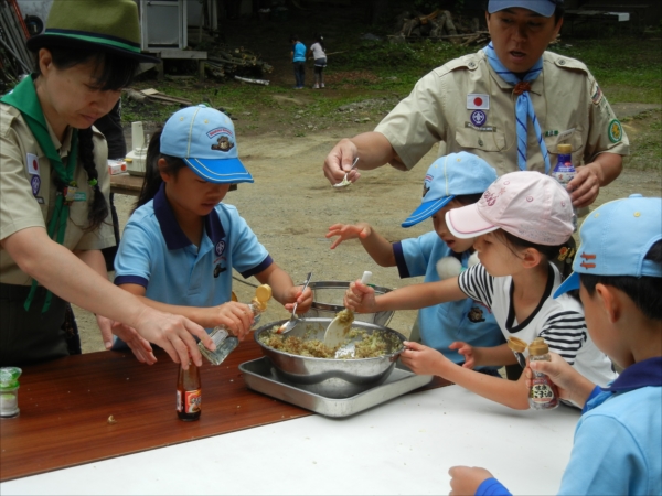 日野２団ビーバー隊活動写真その46