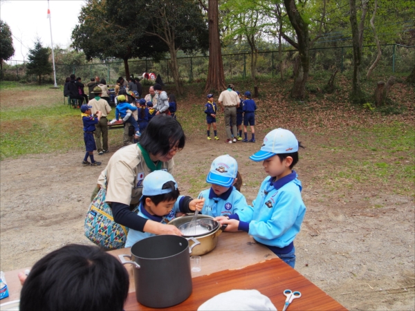 日野２団ビーバー隊活動写真その6