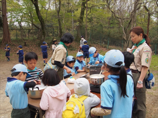 日野２団ビーバー隊活動写真その7