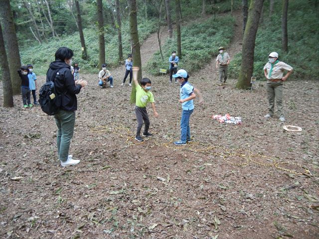 日野２団ビーバー隊活動写真その12