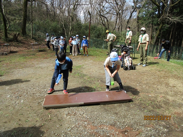 日野２団ビーバー隊活動写真その16