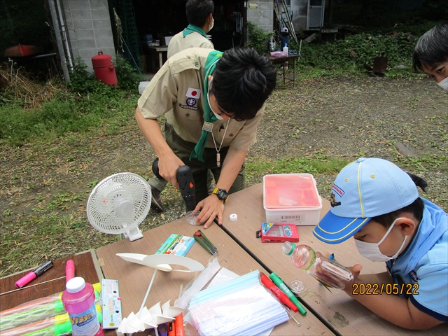 日野２団ビーバー隊活動写真その13