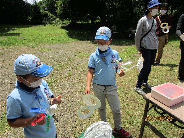 日野２団ビーバー隊活動写真その35