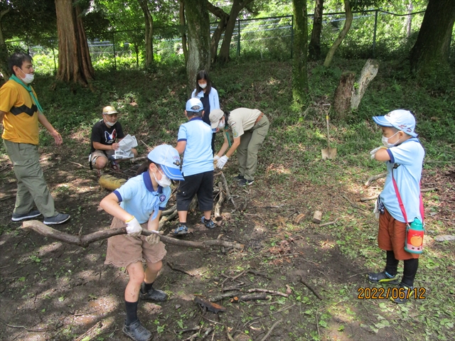 日野２団ビーバー隊活動写真その3