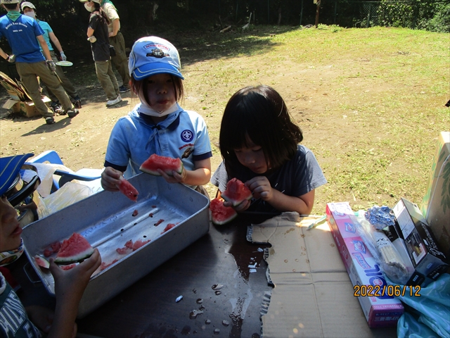 日野２団ビーバー隊活動写真その38