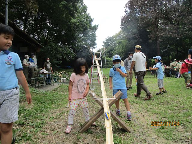 日野２団ビーバー隊活動写真その1