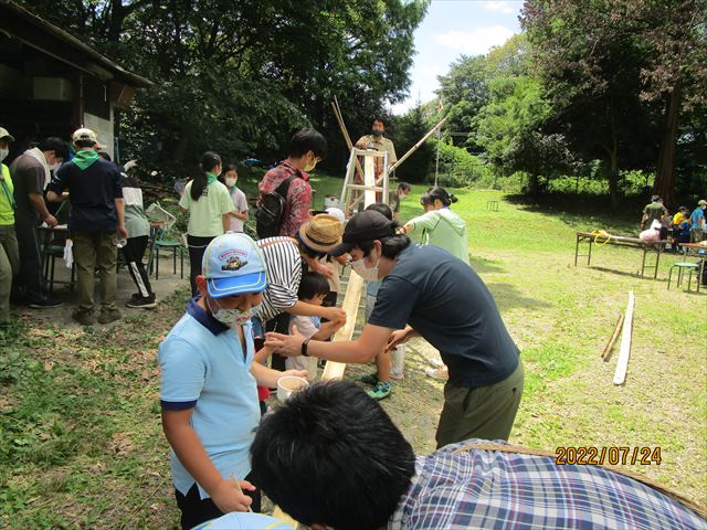 日野２団ビーバー隊活動写真その29