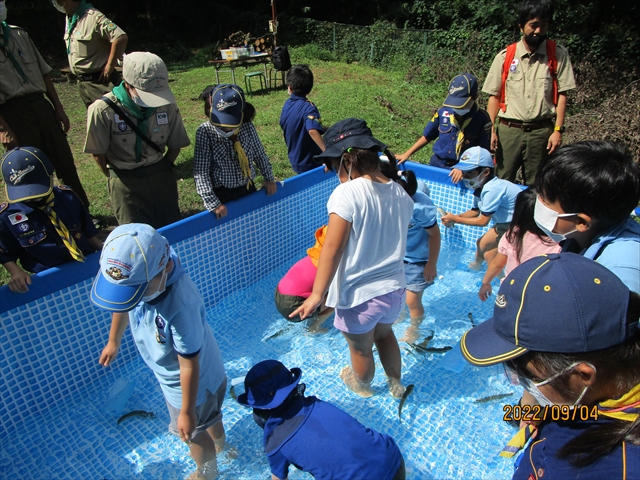 日野２団ビーバー隊活動写真その7