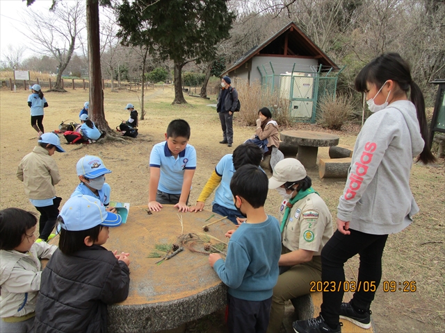 日野２団ビーバー隊活動写真その15