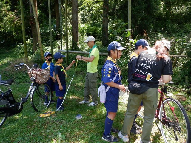 日野２団ビーバー隊活動写真その47