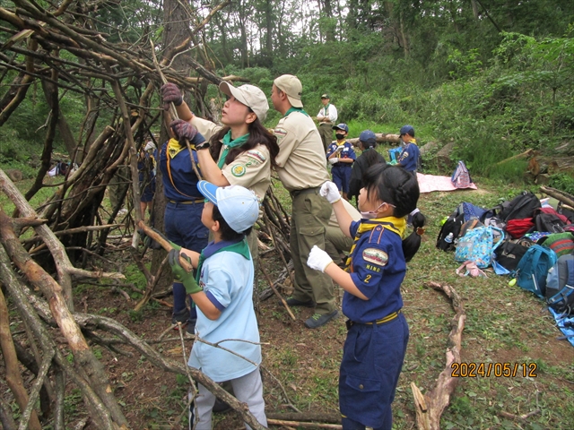 日野２団ビーバー隊活動写真その18