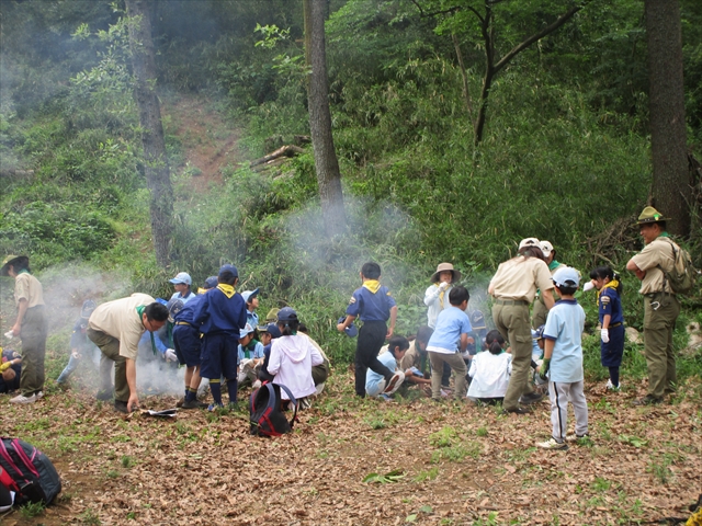 日野２団ビーバー隊活動写真その33