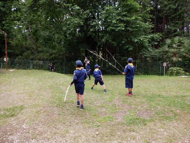 日野２団ビーバー隊活動写真その18