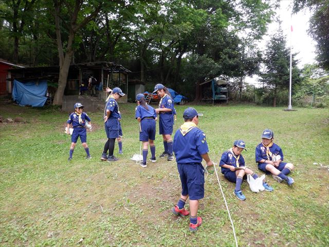 日野２団ビーバー隊活動写真その24