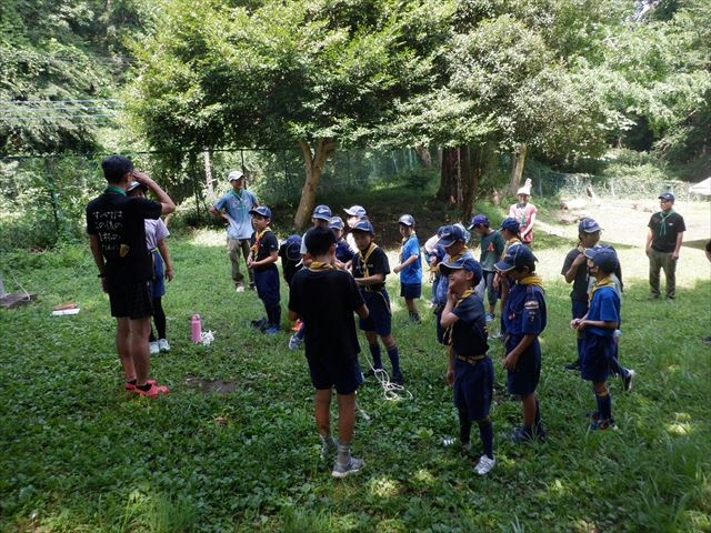 日野２団ビーバー隊活動写真その11