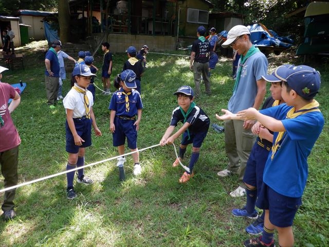 日野２団ビーバー隊活動写真その15