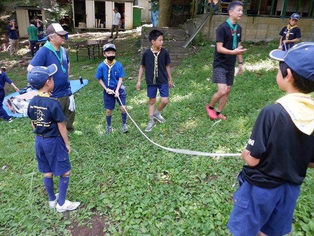 日野２団ビーバー隊活動写真その16