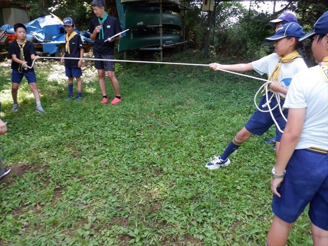 日野２団ビーバー隊活動写真その19