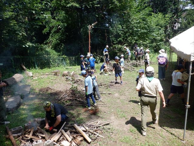 日野２団ビーバー隊活動写真その33