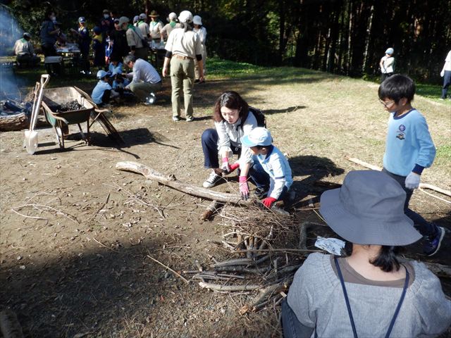 日野２団ビーバー隊活動写真その40