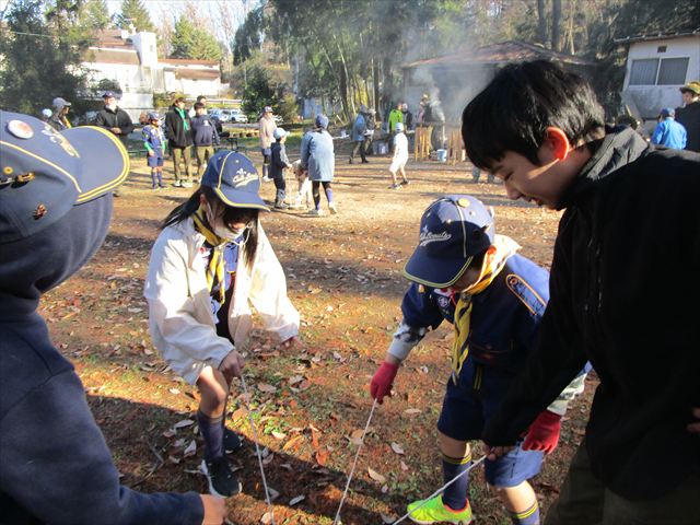 日野２団ビーバー隊活動写真その15