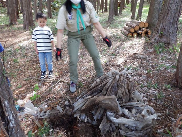 日野２団ビーバー隊活動写真その34