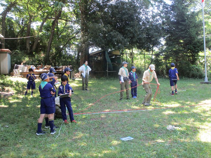 日野2団ビーバー隊活動写真その1