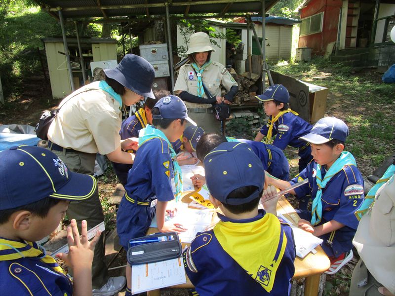 日野2団ビーバー隊活動写真その2