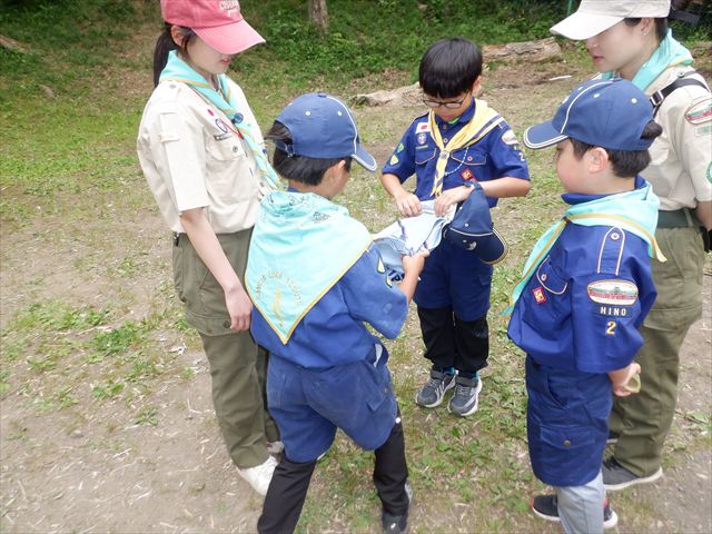 日野２団ビーバー隊活動写真その3