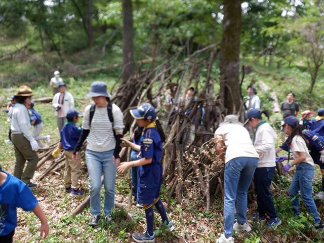 日野２団ビーバー隊活動写真その9