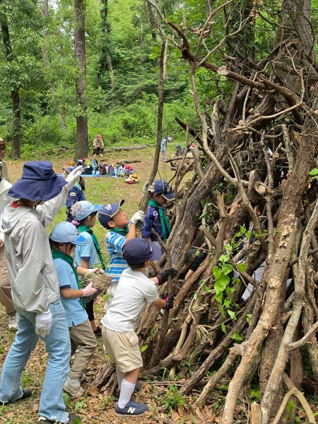 日野２団ビーバー隊活動写真その13