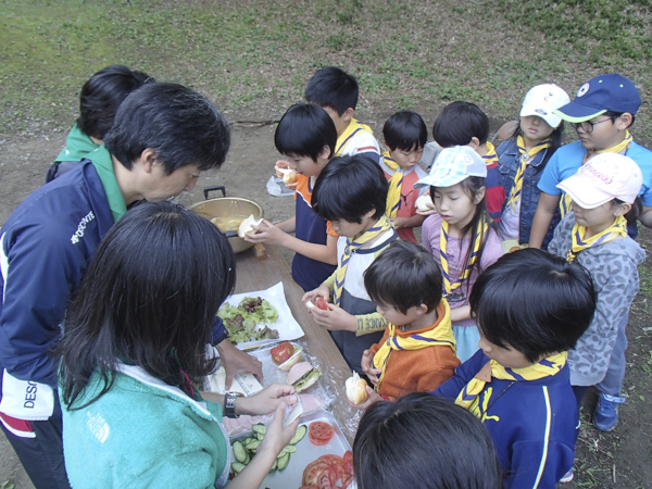 日野2団カブ隊の活動写真その21