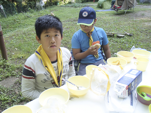 日野2団カブ隊の活動写真その27