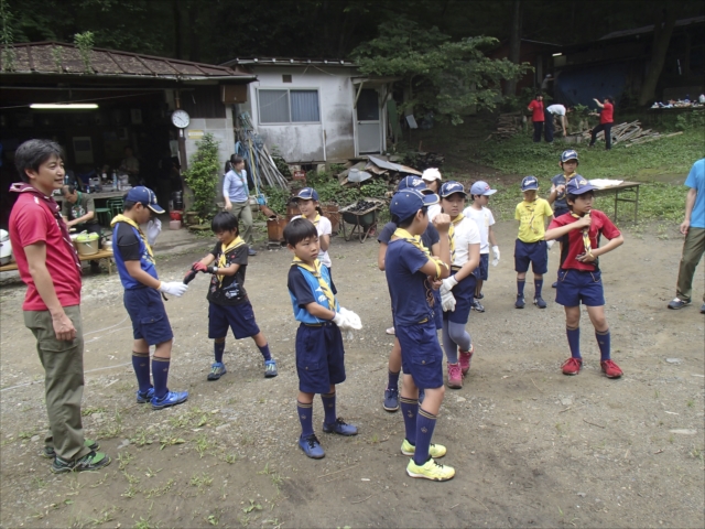 日野2団カブ隊の活動写真その9