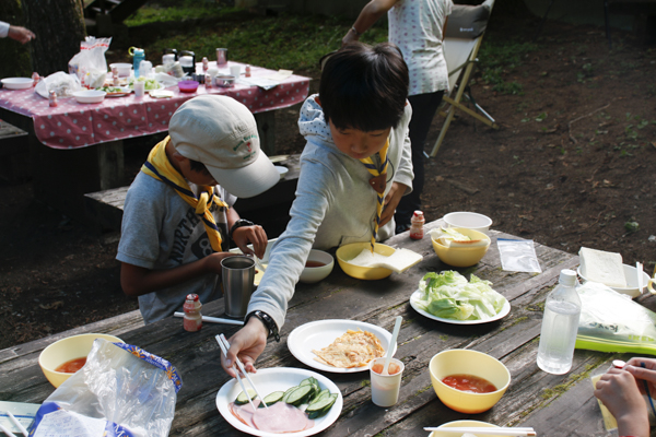 日野2団カブ隊の活動写真その18