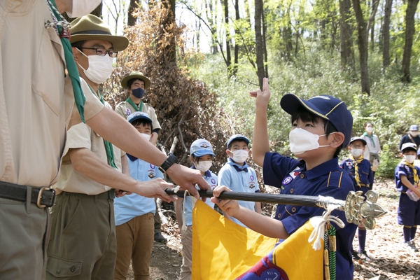 日野2団カブ隊の活動写真その45