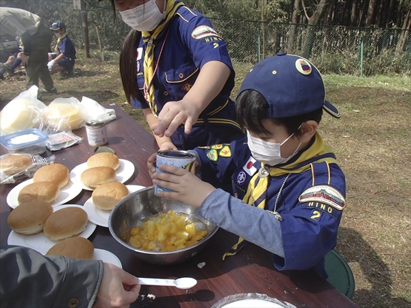 日野2団カブ隊の活動写真その15