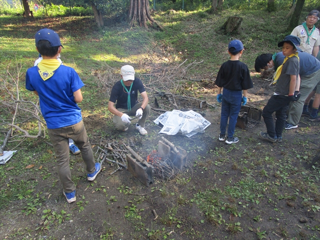 日野2団カブ隊の活動写真その37