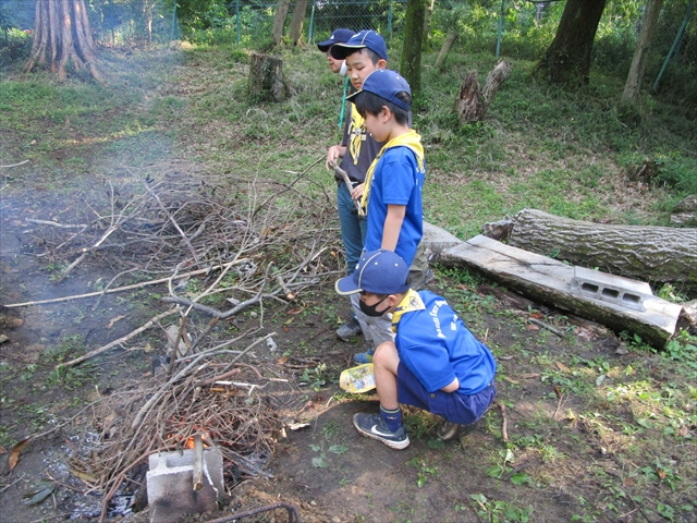 日野2団カブ隊の活動写真その46