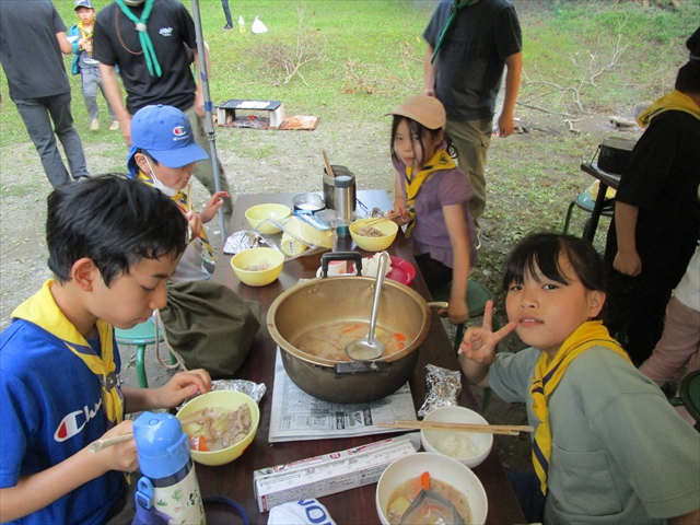 日野2団カブ隊の活動写真その75