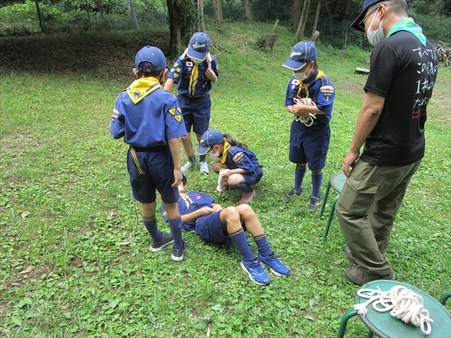 日野2団カブ隊の活動写真その14