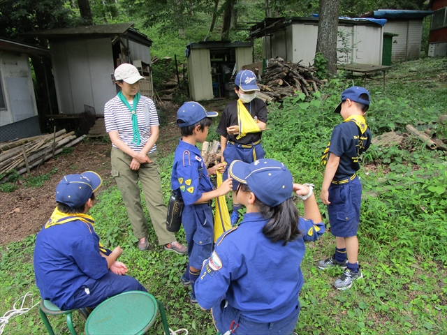 日野2団カブ隊の活動写真その17