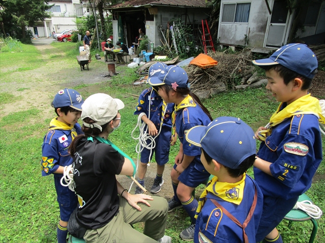 日野2団カブ隊の活動写真その22