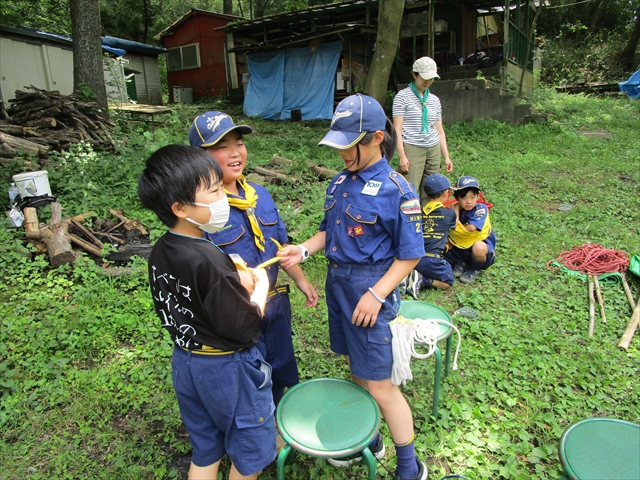 日野2団カブ隊の活動写真その23